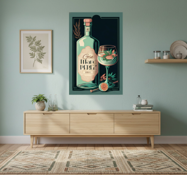 Poster küche gintonic rezept für ihre wand - TenStickers