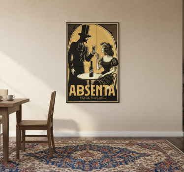 Poster küche mit absinthe likör - TenStickers