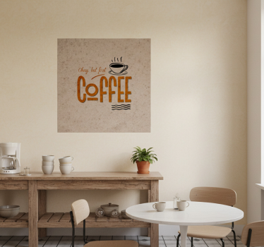 Poster küche mit schönem vintage spruch - TenStickers