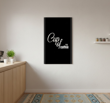Poster küche tasse kaffee minimalistischer stil 4 - TenStickers