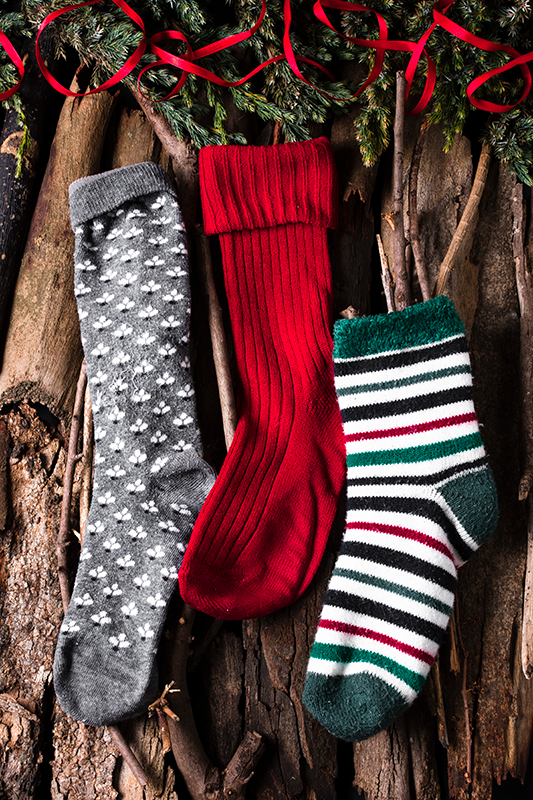Poster Weihnachten Socken - TenStickers
