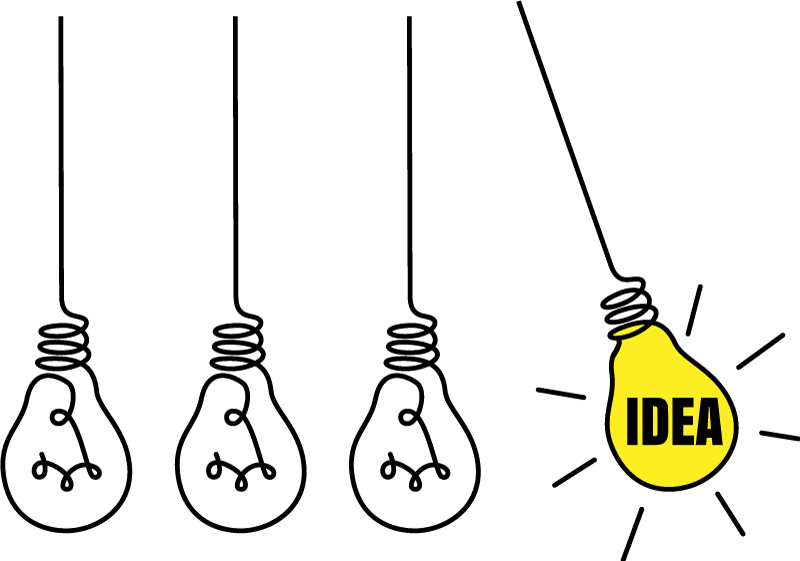 Poster büro ideenleuchten - TenStickers