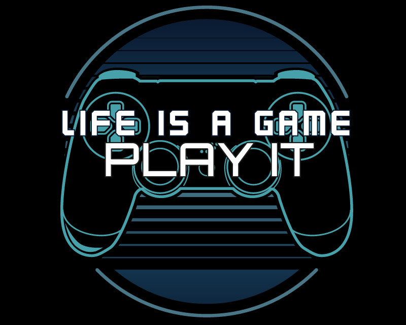 Gaming poster leben ist ein spiel - TenStickers
