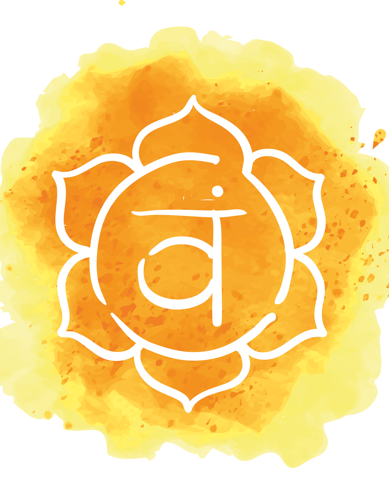 Zen poster wunderschönes sakralchakra symbol - TenStickers