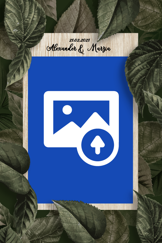 Festival plakat hochzeitshände und blumenstrauß - TenStickers