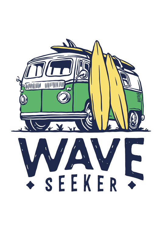 Poster sport surfabenteuer - TenStickers