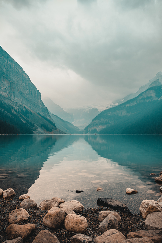 Poster landschaft friedliches wasserbild - TenStickers