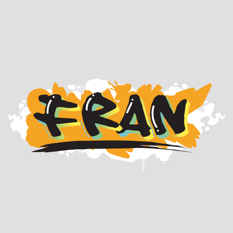 Personalisierte poster im fetten schriftstil - TenStickers