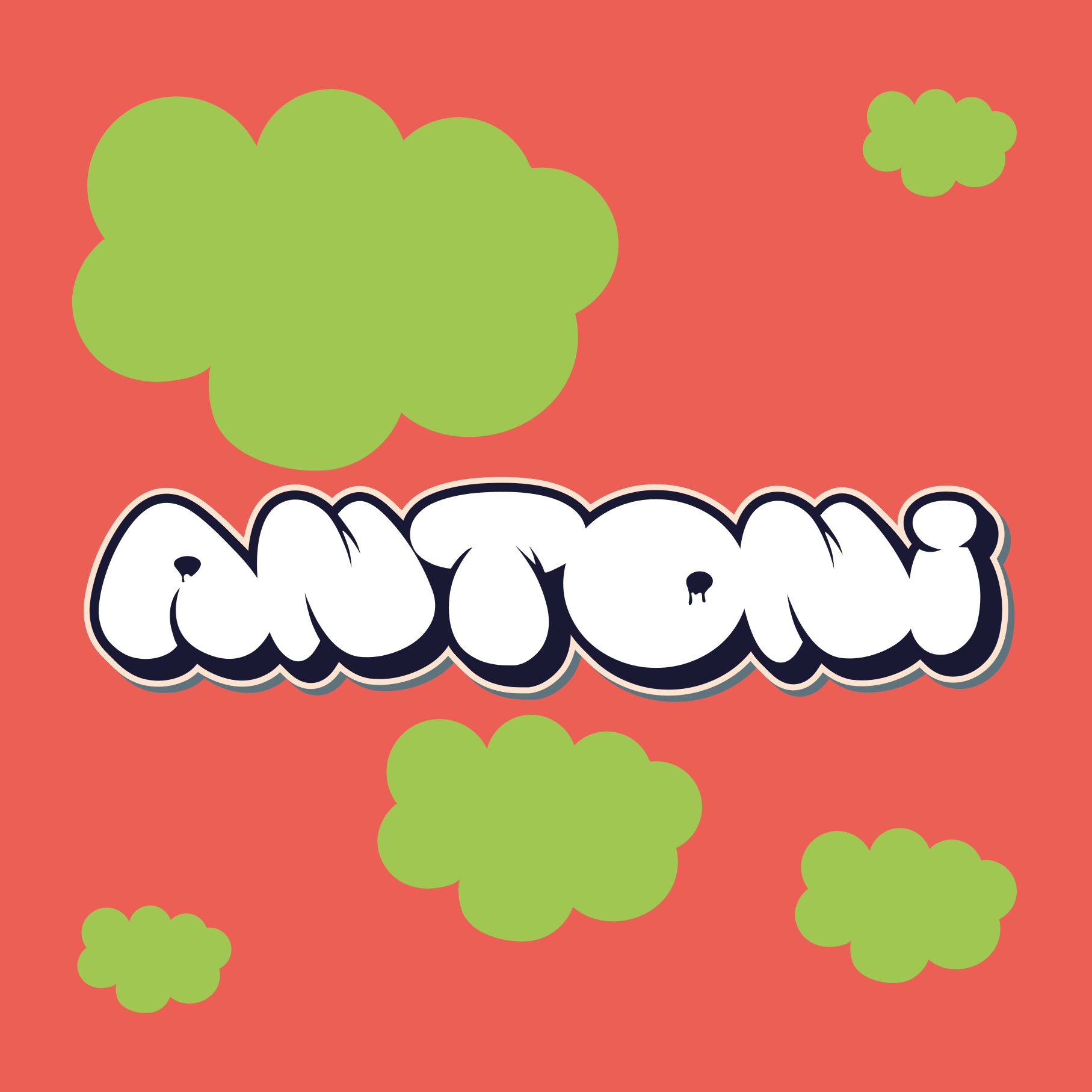 Personalisierte poster im verspielten schriftstil - TenStickers