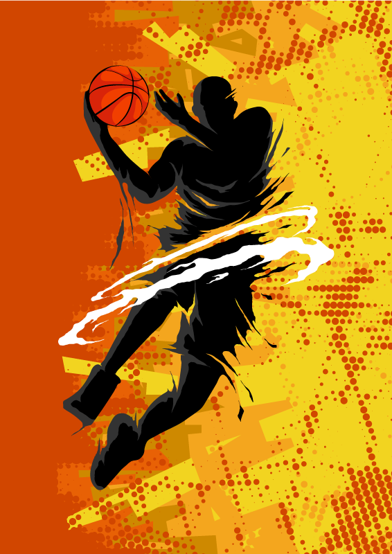Poster basketball spieler - TenStickers
