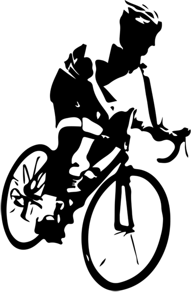 Poster kreise mountainbike aufkleber - TenStickers