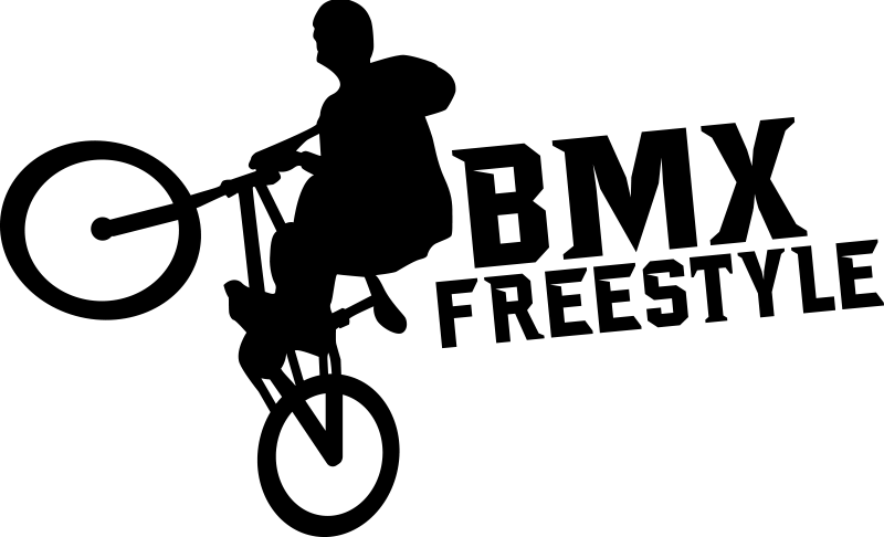 Poster kreise bmx freestyle kunstprint - TenStickers