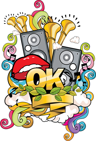 Musik poster für dekorative graffiti kunst - TenStickers