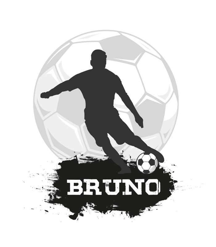 Poster fußball individuell gestaltbarer ball - TenStickers