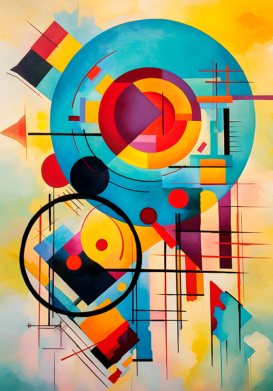 Kunstdrucke abstrakter expressionismus - TenStickers