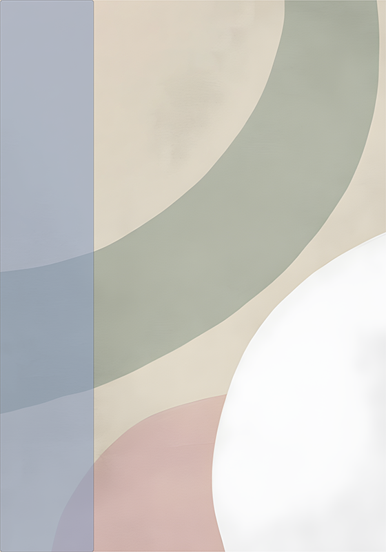 Poster abstrakt farbpalette - TenStickers