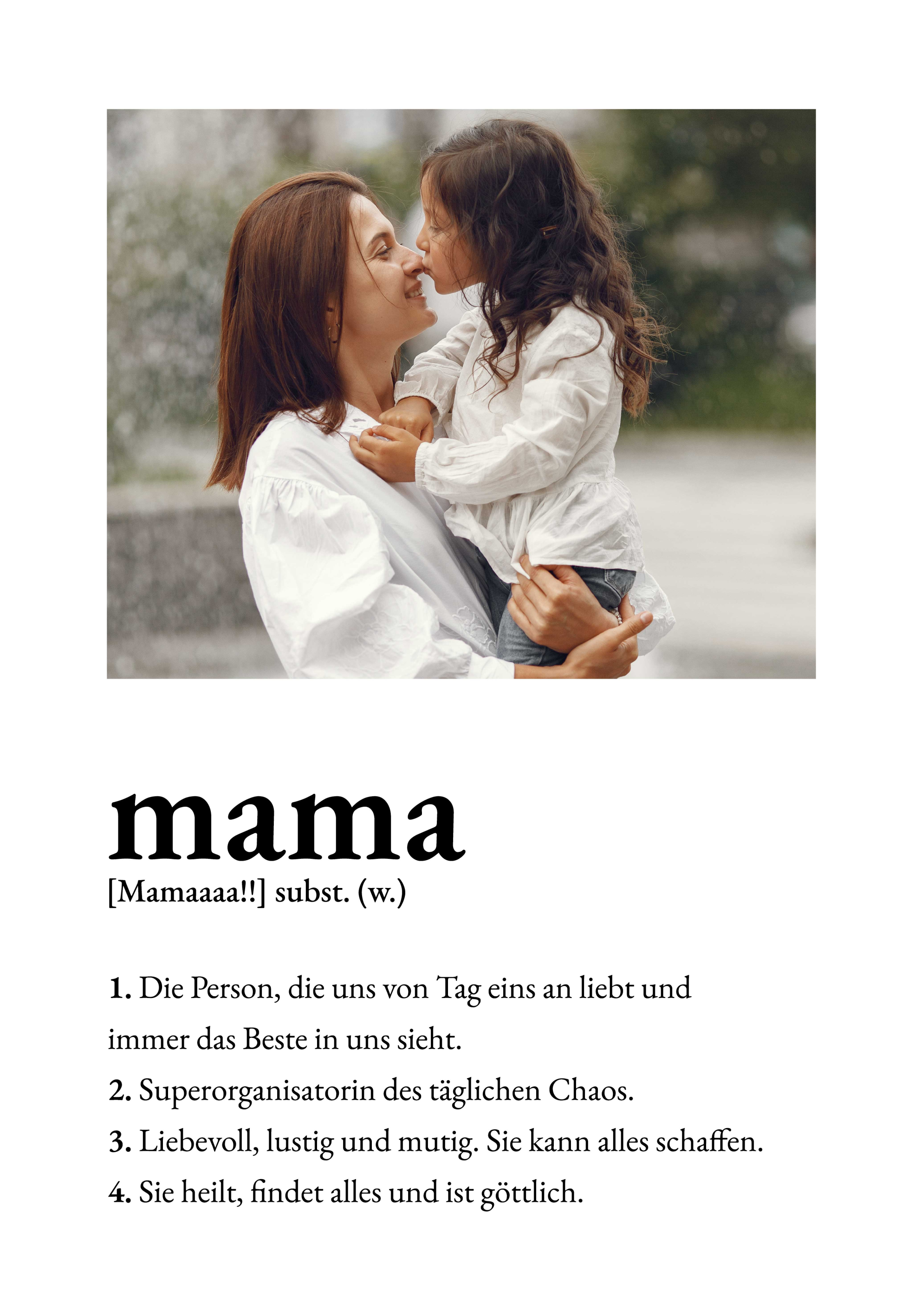 Poster sonstige Events mutter definition - TenStickers