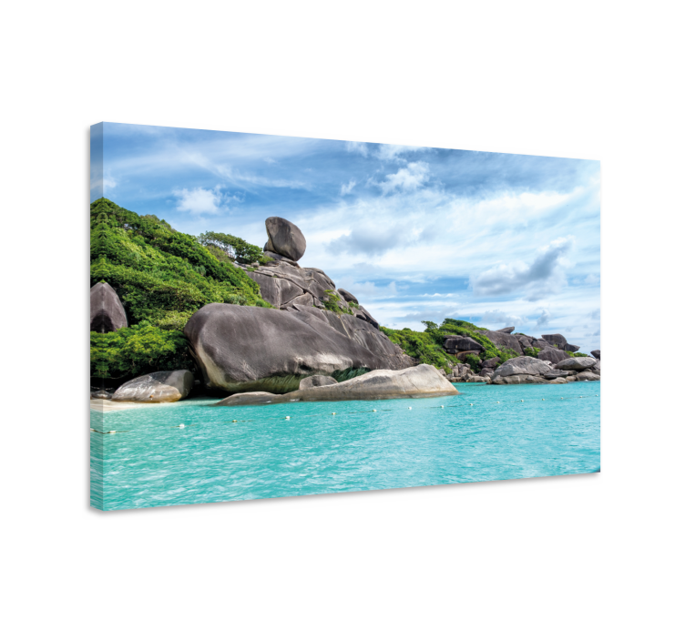Wandbilder landschaft rocky island blick - TenStickers