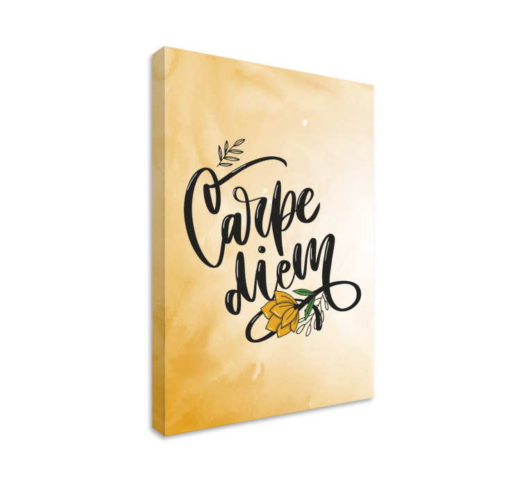 Wandbilder sprüche nutze den tag blumendesign - TenStickers