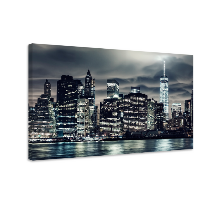 Leinwandbild skyline von new york - TenStickers
