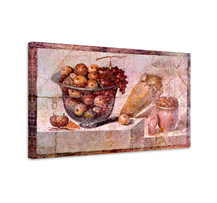 Leinwandbild obst obstschalen arrangement - TenStickers