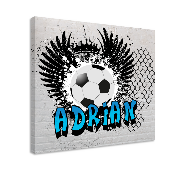 Leinwandbild sport im fußball inspirierten design - TenStickers