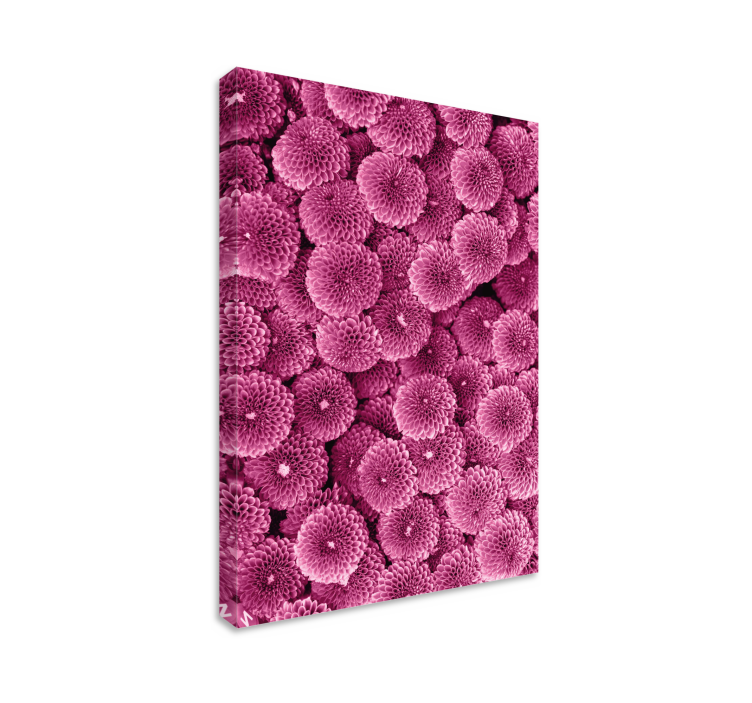 Leinwandbild lebendige florale muster - TenStickers