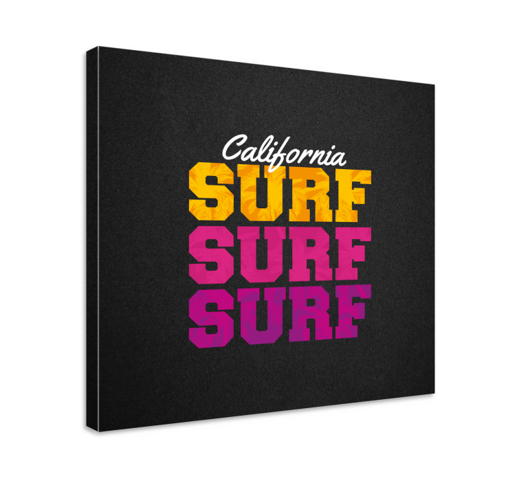 Leinwandbild sport im california surf stil - TenStickers