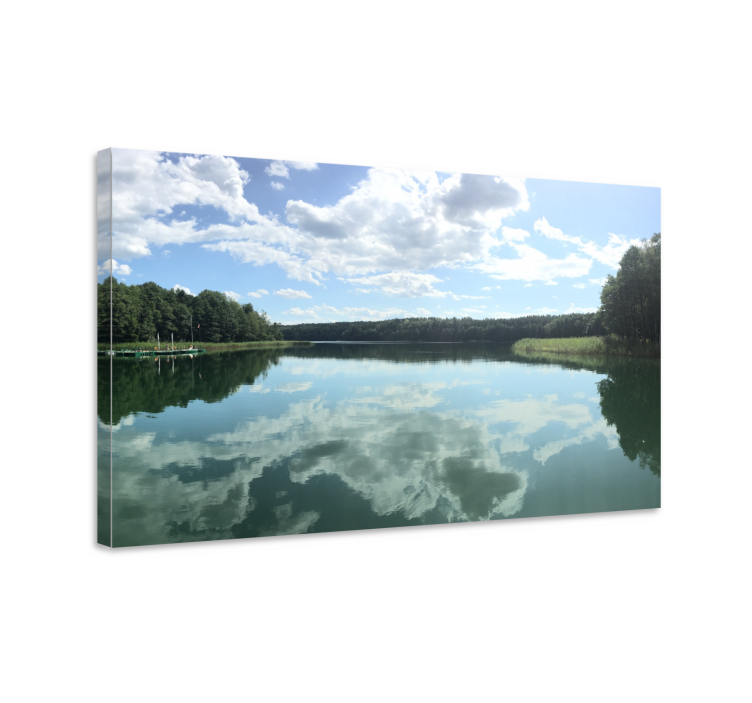 Wandbilder Landschaft Blauer see in masuren - TenStickers