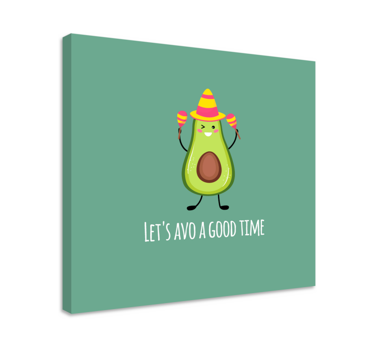 Wandbilder sprüche avocado gute zeiten - TenStickers
