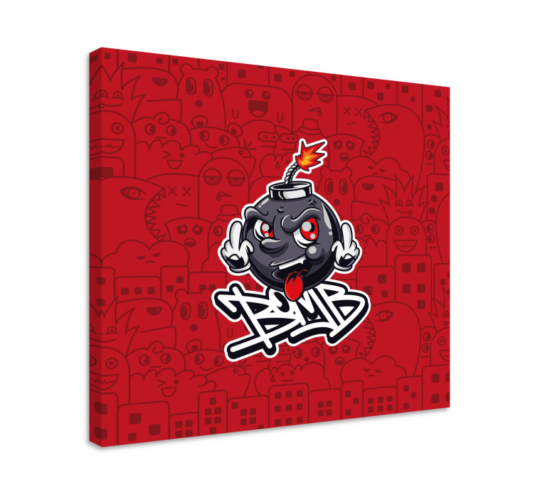 Wandbilder modern Beute babybombe graffiti cartoon - TenStickers