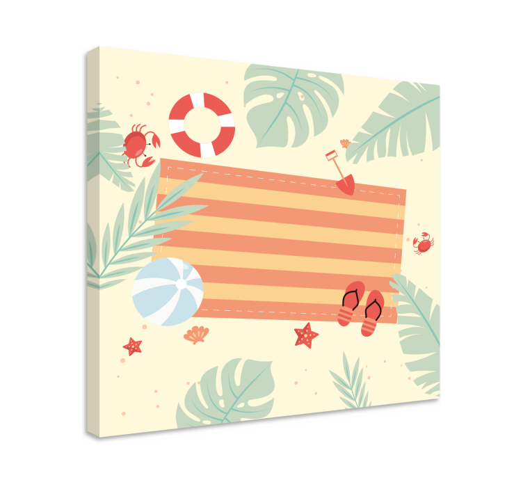 Leinwandbild mit strandmotiven - TenStickers