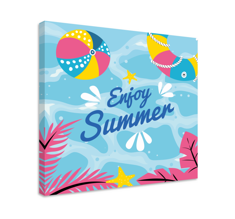 Leinwandbild sport sommerstrand spaß - TenStickers