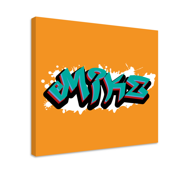 Leinwandbild personalisiert King-graffiti im wilden stil - TenStickers