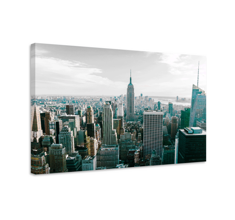 Leinwandbild blick auf die skyline von new york - TenStickers