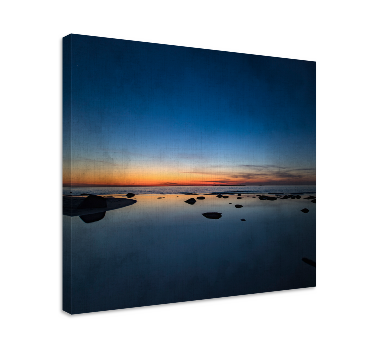 Wandbilder Landschaft Nordischer sonnenuntergang am meer - TenStickers