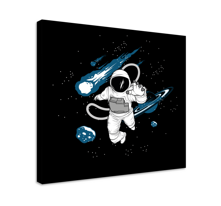 Wandbild gaming astronaut im universum - TenStickers
