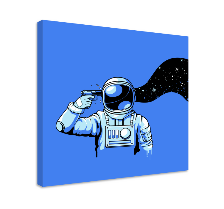 Leinwandbild astronautenschießen - TenStickers