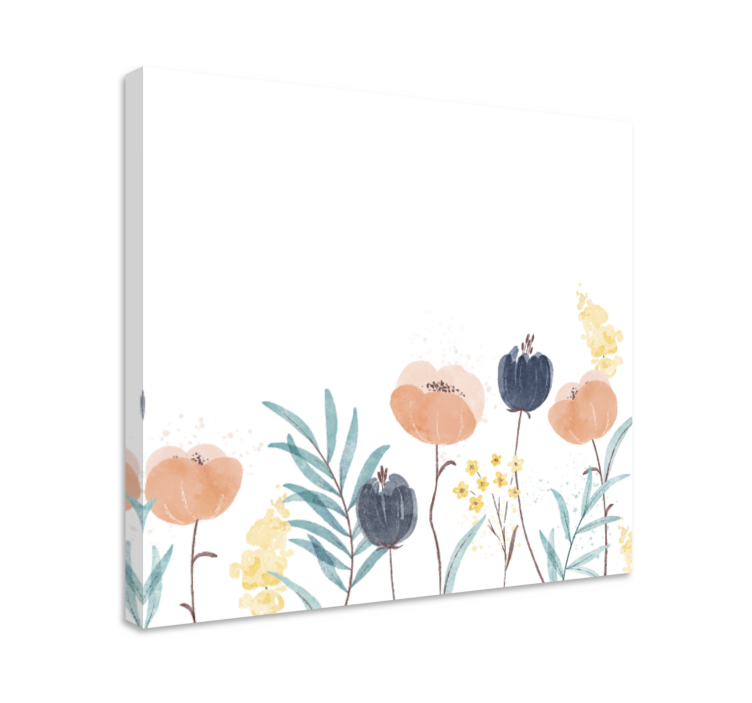 Leinwandbild blumenknospen arrangement - TenStickers