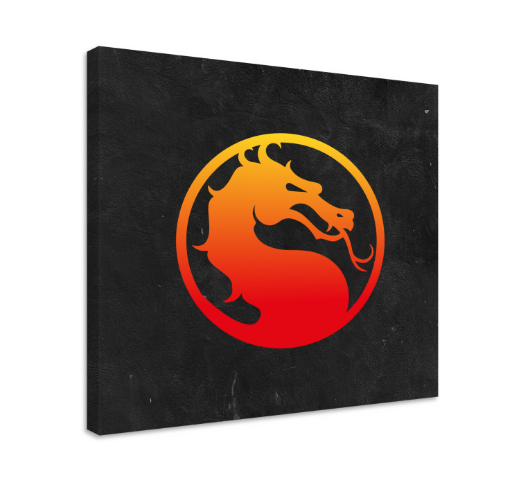 Wandbild gaming mortal kombat drache - TenStickers