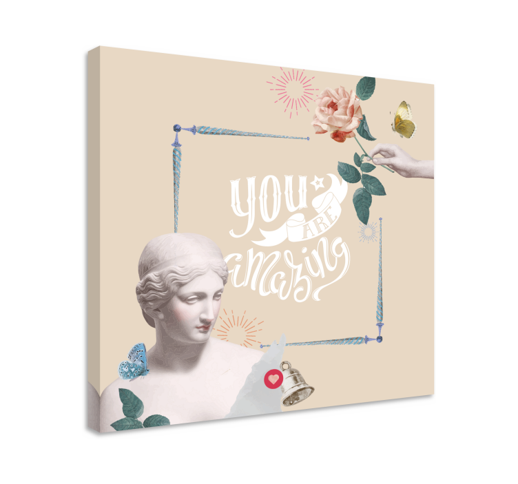 Wandbilder sprüche du bist erstaunlich - TenStickers