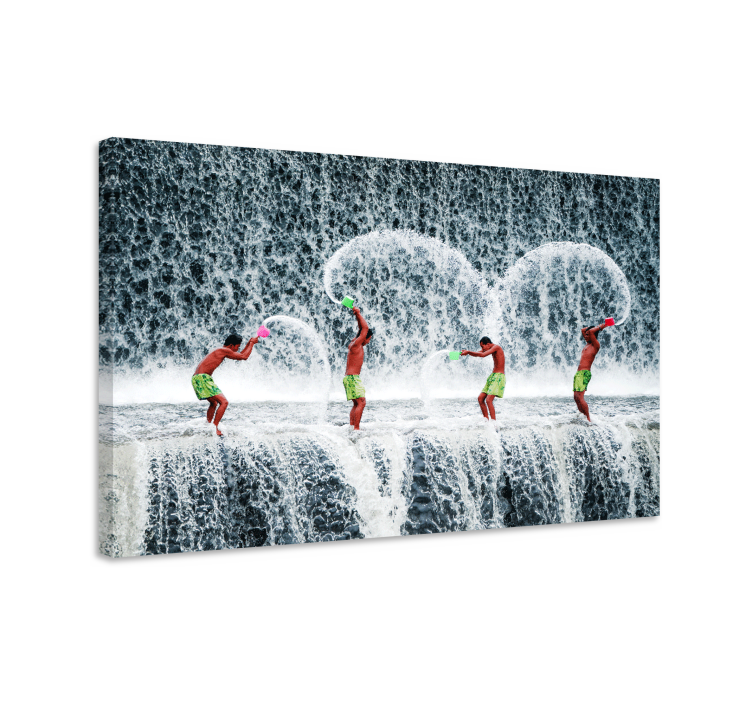 Leinwandbild sport wassersplash spiele - TenStickers