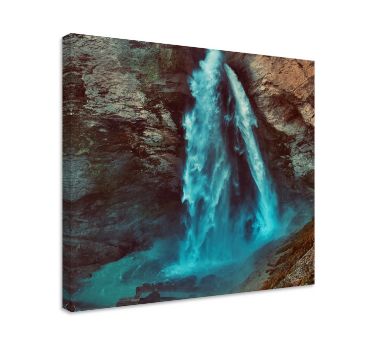 Wandbilder landschaft wasserfall im Überfluss - TenStickers