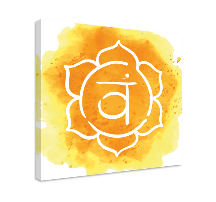 Wandbilder modern Schönes sakralchakra-symbol - TenStickers