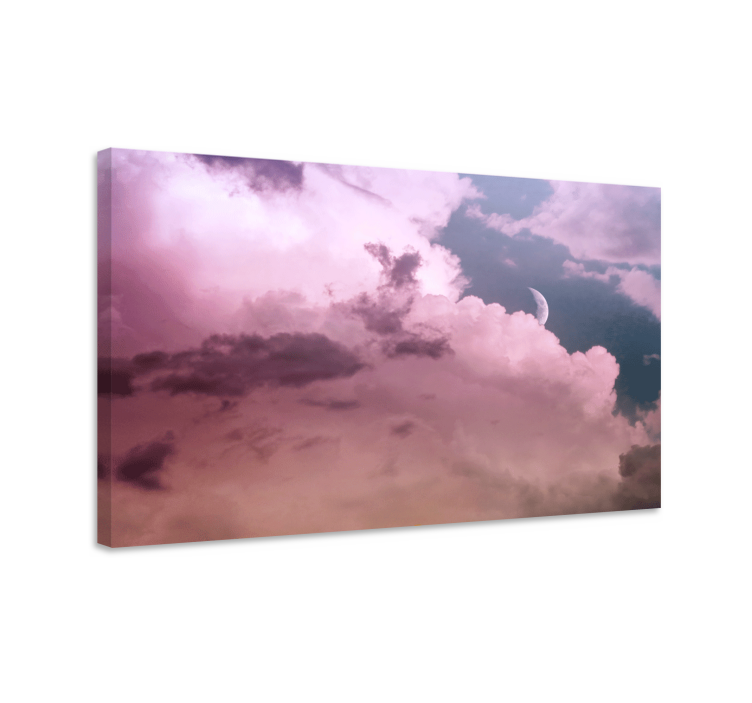 Wandbilder landschaft traumhafte wolken nacht - TenStickers