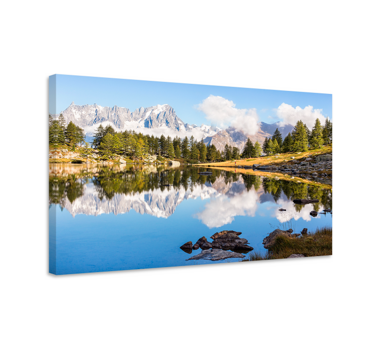 Wandbilder landschaft bergspiegel aussicht - TenStickers