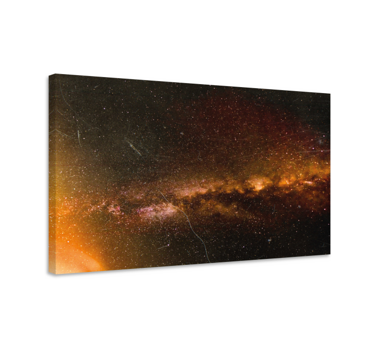 Leinwandbild ornament kosmische galaxie szene - TenStickers