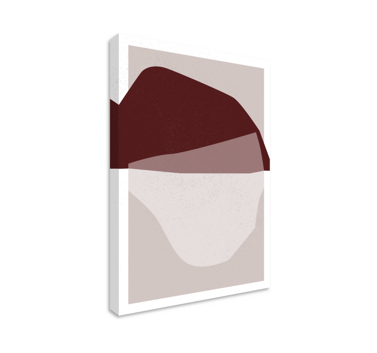 Wandbilder modern abstrakte formen fusion - TenStickers