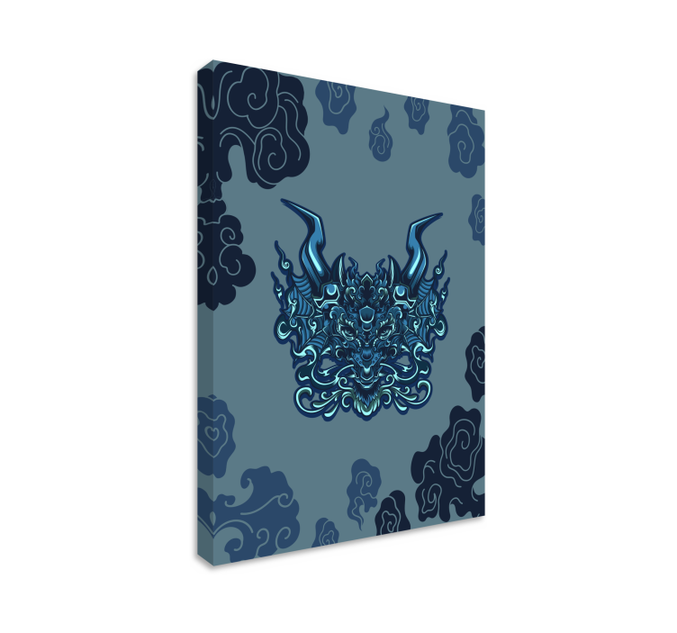 Mandala wandbilder drache inspiriertes mandala - TenStickers