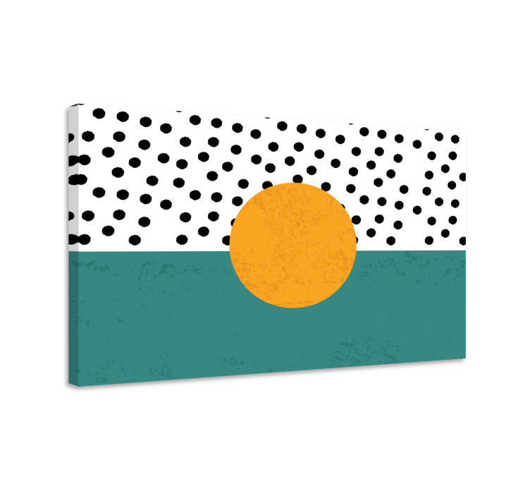 Geometrische wandbilder in mutigem design - TenStickers